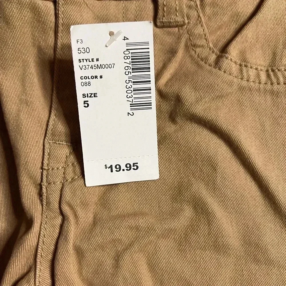 GIRLS CHILDREN’S PLACE JEGGINGS SIZE 5 KHAKI NWT
